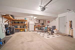 2 Car Garage with Storage