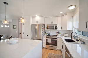 Kitchen with Stainless Steel Appliances