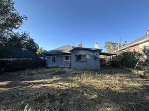 View of rear view of property