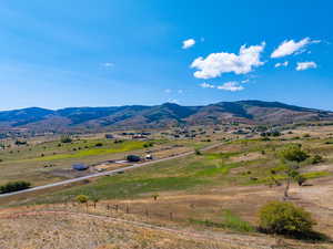 View of mountain feature featuring a rural view