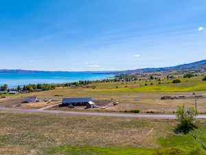 Exterior space featuring a rural view and a water view