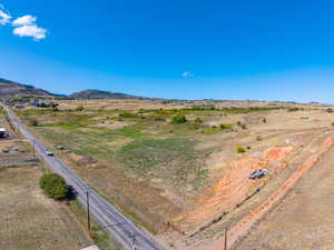 Mountain view featuring a rural view