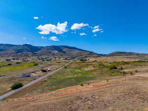 View of mountain feature featuring a rural view