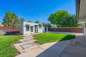 View of yard featuring a patio