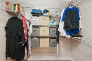 Spacious Master Closet