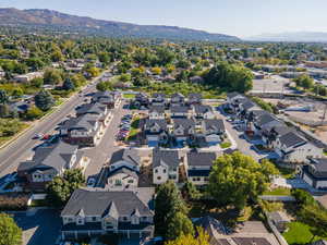 Bird's eye view featuring a mountain view