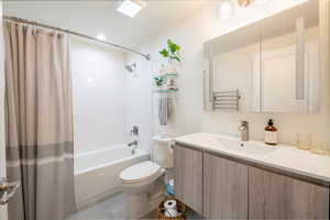 Heated floors and heated towel rack