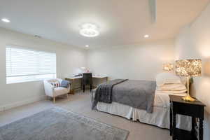 Large basement bedroom