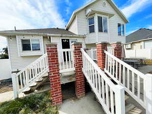 View of rear view of house