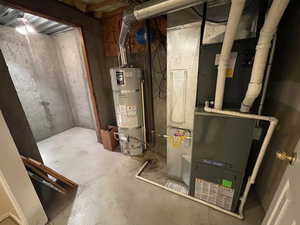 Utilities with secured water heater