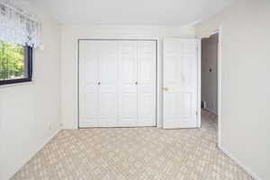 Bedroom featuring a closet