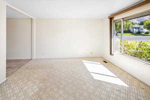 Living room with a wealth of natural light