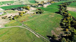 Drone / aerial view featuring a rural view