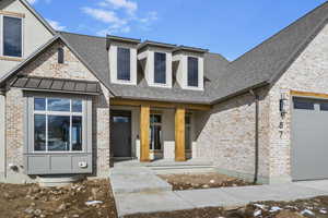 View of front of house with a porch