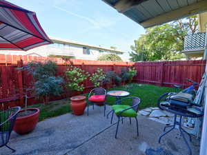 View of patio