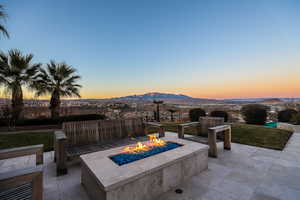 fire pit/ view