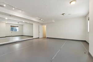 Basement dance studio/gym/bedroom