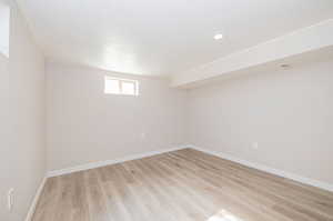 Bedroom featuring light hardwood / wood-style flooring