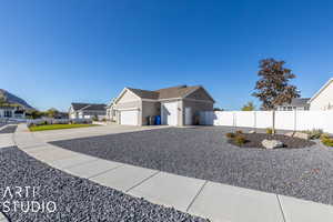 Front of Home, looking southwest