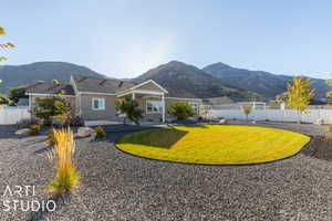 Back yard looking southeast