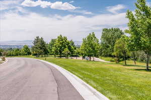 View of road featuring a mountain view