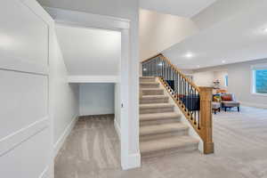 Storage / play closet under the stairs