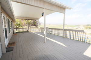 View of deck