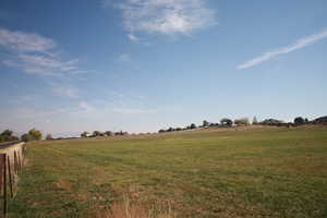 View of yard featuring a rural view