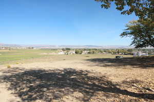 Mountain view featuring a rural view