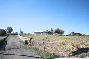 View of Private Drive with a rural view