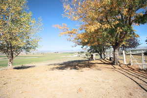 View of yard featuring a rural view