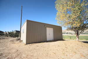 View of outbuilding