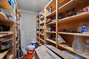 View of storage room