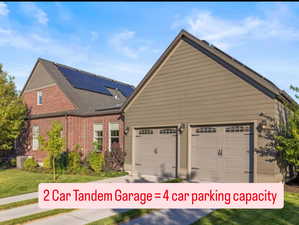 2 Car TANDEM (4 car parking)