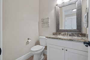 Half Bath off kitchen/mudroom