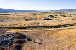 Mountain view with a rural view