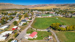 View towards main street, schools, etc.