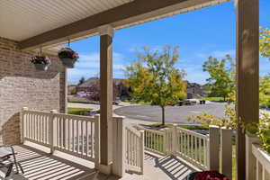 Deck with a porch