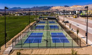 Pickle ball courts in Highland Park, tennis courts in multiple locations, dozens of parks, grassy areas, play grounds and restrooms along the way are just some of the well-loved features in Daybreak.