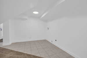 View of tiled empty room