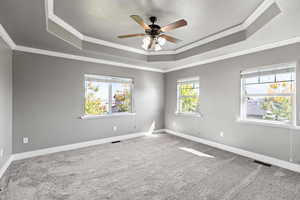 Spacious Master Suite on main level, featuring a Master Bathroom and a Walk-in Closet