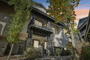 Exterior space featuring a balcony