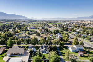 Arial view facing South.