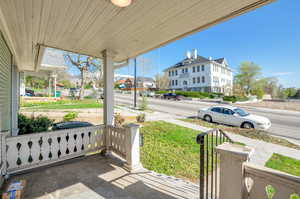 View of patio / terrace with a porch