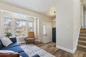 Interior space featuring LVP / wood-style floors