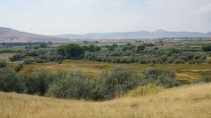 Mountain view featuring rural landscape