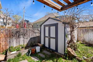 View of outbuilding