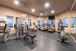 View of exercise room