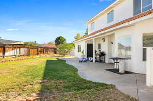 View of yard featuring a patio