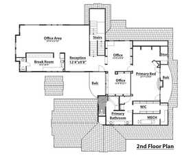 Second Level Floor Plan